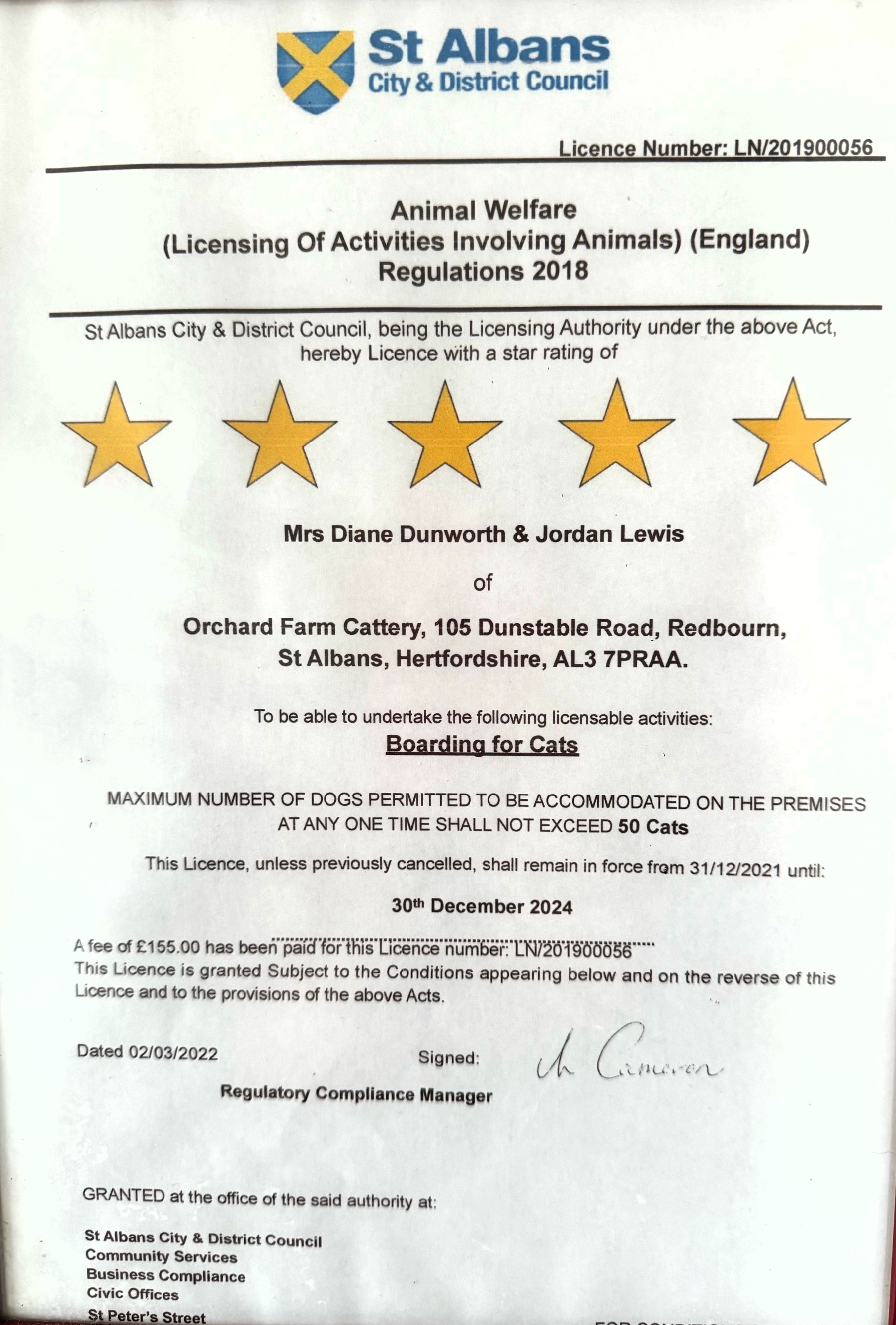 Boarding Establishments Act